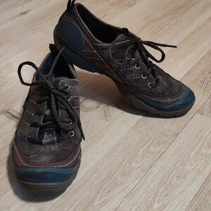 Merrell Womens Mimosa Suede Lace-Up Trail Shoes Cocoa Brown Hiking Running 6.5